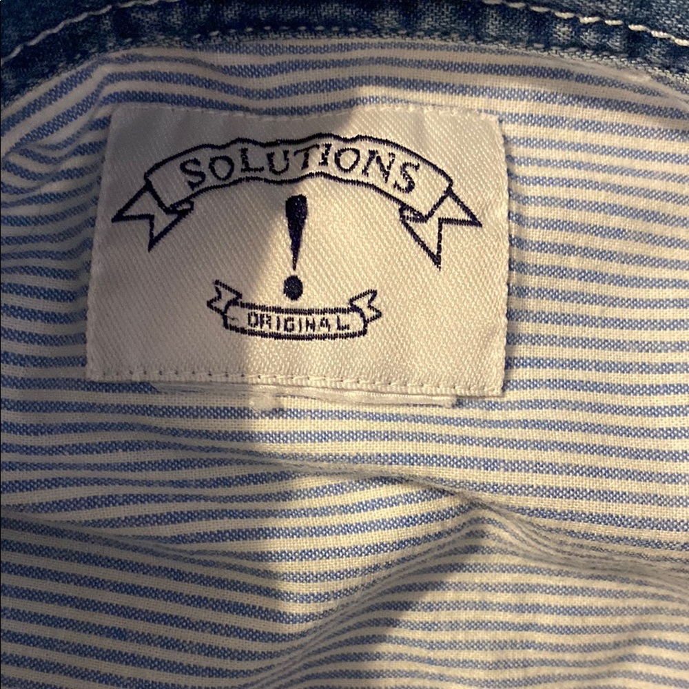 Fall/Halloween theme Striped Shirt with Embroidered design - Picture 6 of 6